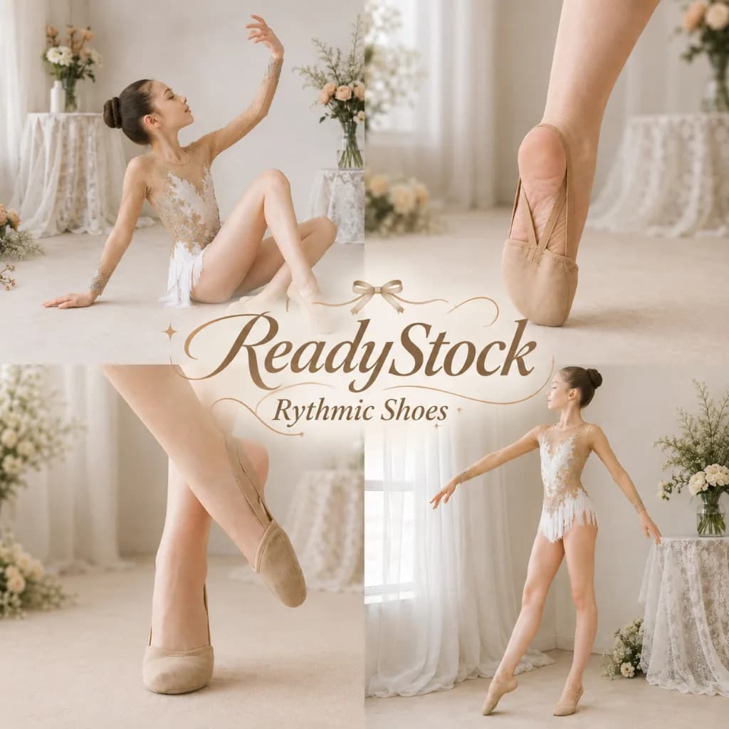 Rhythmic and Ballet Elegance Shoes - Premium Dance & Gymnastics Foot Accessories #043